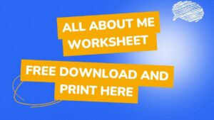 All About Me Worksheet